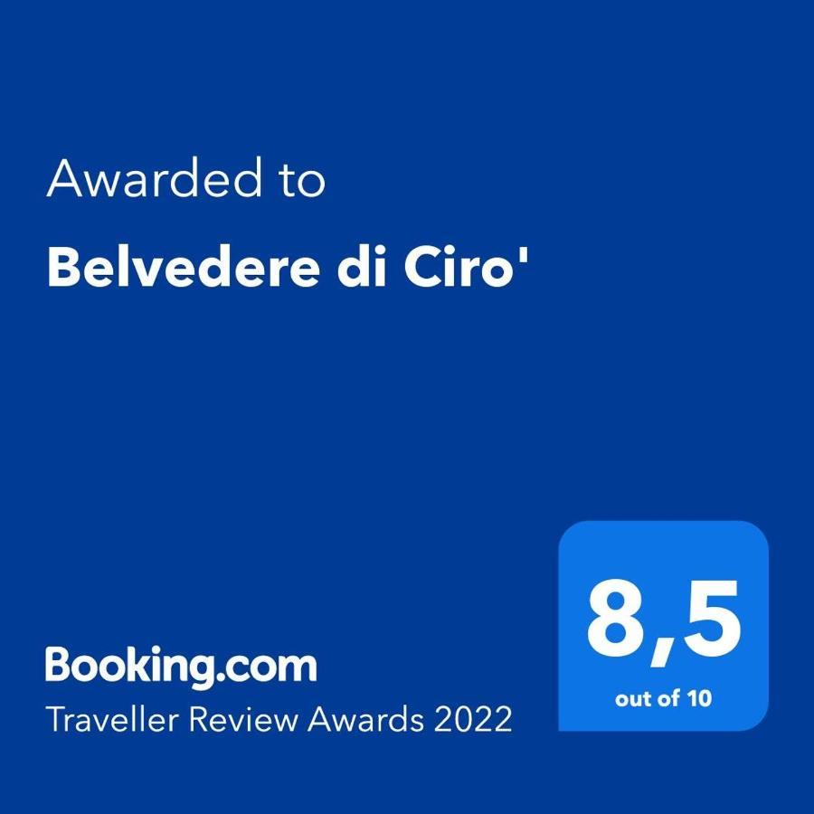 Belvedere Di Ciro' Exteriér fotografie